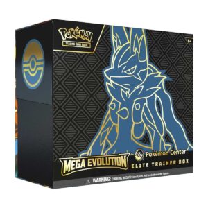 pokémon tcg: mega evolution pokémon center elite trainer box (mega lucario)