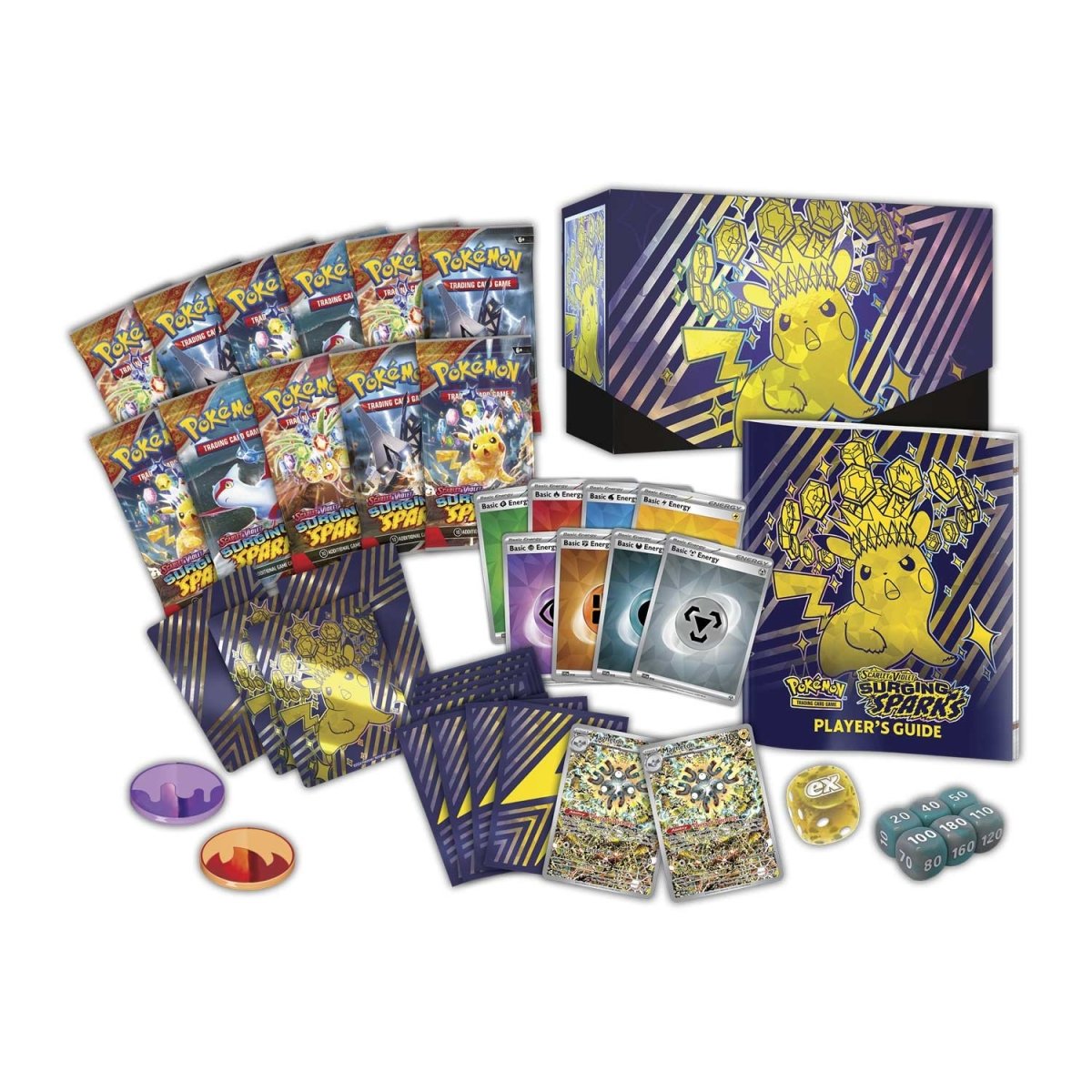 pokémon tcg: scarlet & violet surging sparks pokémon center elite trainer box pokémon tcg: scarlet & violet surging sparks pokémon center elite trainer box