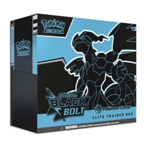 pokémon tcg: scarlet & violet black bolt pokémon center elite trainer box